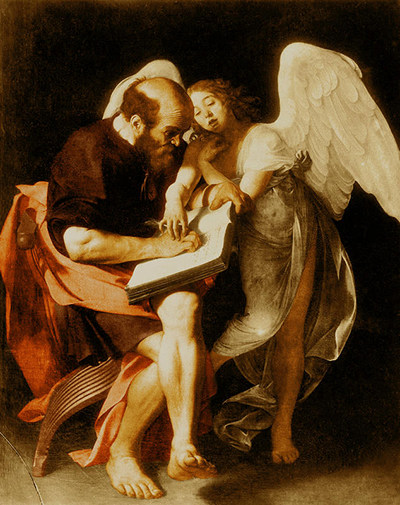 Saint Matthew and the Angel Caravaggio